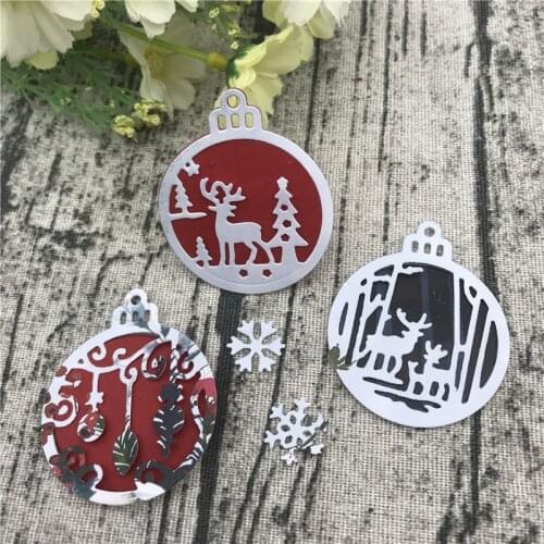 Christmas bell snowball Metal Cutting Dies For DIY Scrapbooking Album Embossing Paper Cards Decorative Crafts