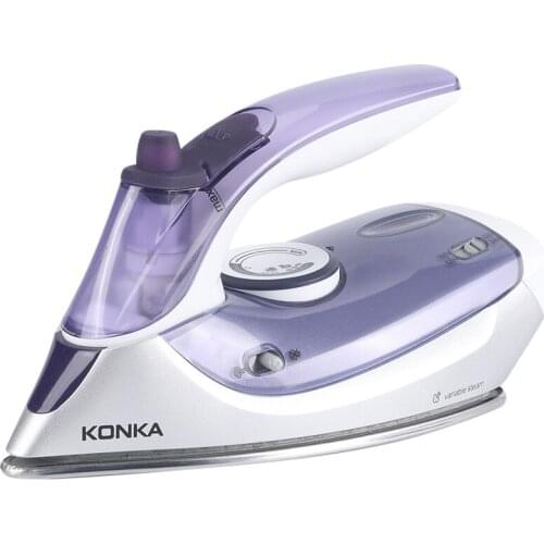 Mini double pressure electric iron 3 level temperature adjusting iron collapsible dry and wet hanging iron