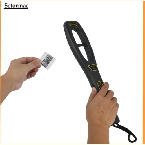 Mini EAS System RF8.2Mhz Security Tag Detector Label Tester Handheld EAS Detector W/ Sound Light Alarm