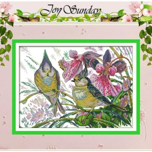 The Early Spring Birds Patterns Counted Cross Stitch 11CT 14CT Cross Stitch Sets Chinese Cross-stitch Kits Embroidery Needlework