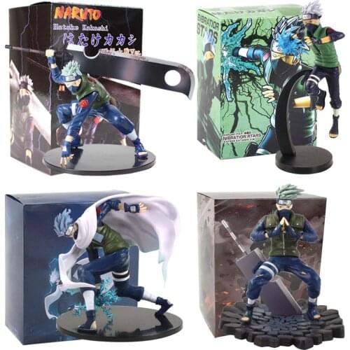 Naruto Shippuden Anime Kakashi with Sword Weapoon Fighting Ver. PVC Action Figure Toys Figurine Collection Model Toy Brinquedos