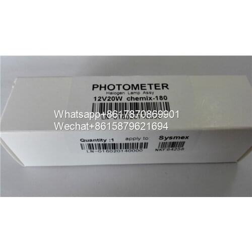 NJK10058 Sysmex Chemix180 C180 Furuno CA400, RANDO X240 12V 20W Halogen Lamp Chemix180 12V20W Clnical Chemistry Analyzer Bulb