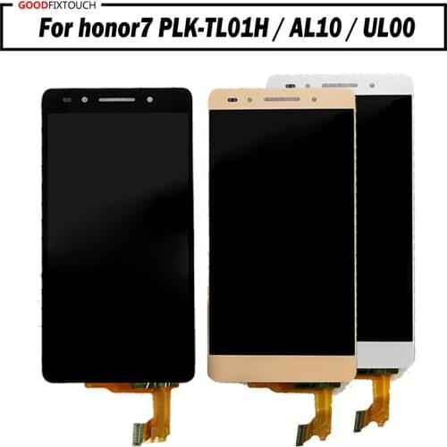 Original For Huawei honor 7 LCD Display Touch Screen Digitizer Assembly with frame PLK-TL01H PLK-AL10 PLK-UL00