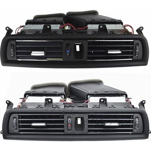 Front Console Dash Air Conditioner Chromed AC Vent Complete Assembly For BMW 5 Series F10 F11 F18 64229209136