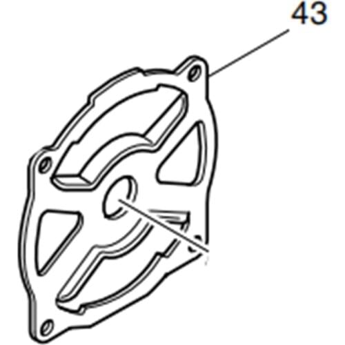 Bearing frame for MAKITA 4110C 343453-3