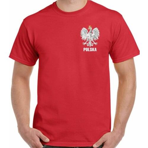 Poland T-Shirt Polska Eagles Mens Polish shirts Short Casual O-Neck customized products