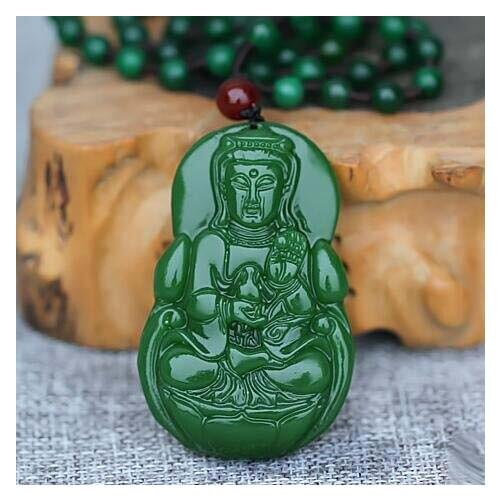 Popular and nephrite jasper pendant jade Guanyin necklace men Jade Brand Jade Pendant