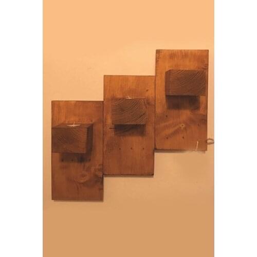 Qtük Tree 3lu ̈ Wall candle Holder 20 cm candle and candlestick свеча и подсвечник vela y candelero