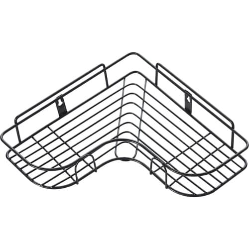 Bathroom kitchen Punch Corner Frame Storage Rack Holder Iron Punch-Free Shampoo Storage Rack Shower Shelf Bathroom Accessories