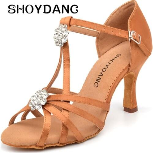 Latin Dance Shoes Heeled Tango Ballroom Girls Salsa soft Ballroom Dance Dancing Shoes Latin Dance Shoes Heeled Tango Ballroom