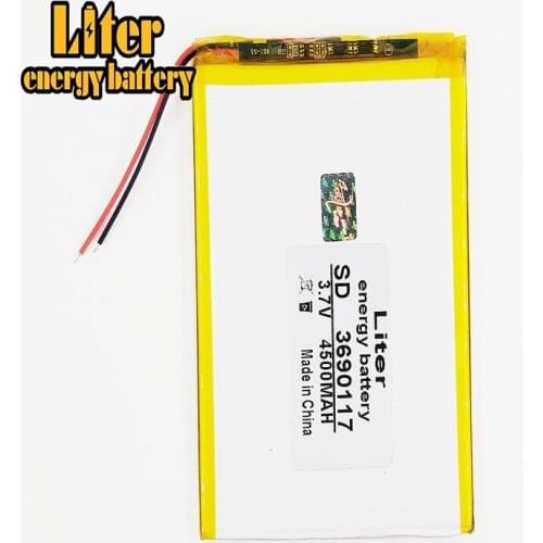 Ultra-thin high-capacity lithium-ion Tablet polymer battery 3.7 V 3690117 4500mah tablet ramos W2