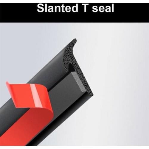 Vehicle Sealing Strip Front Rear Bumper Bumper Lip EPDM 5MM*7MM 5 Meter