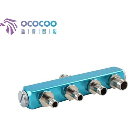 OCOCOO First-class Six-flow Water Cooler Separator Water Cooling Accessories Set Dedicated Computer Water Cooling