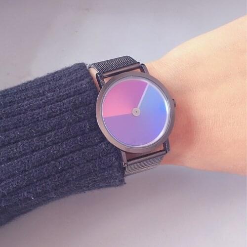 Fashion Retro Design Women Dress Watch Rainbow WristWatch Quartz Zegarek Damski Alloy Watches Gift For Lovers Reloj Mujer 2019