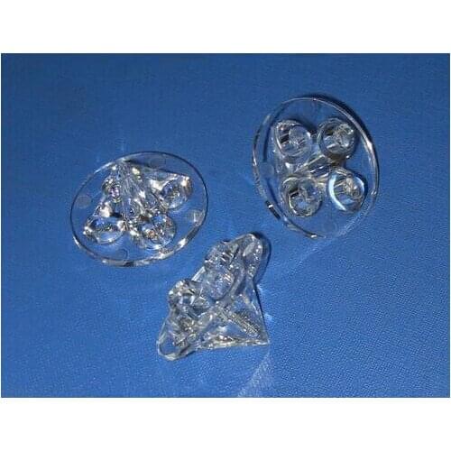 #ZIM-36 High quality LED Optical Lens 4P, Candle shape, PMMA materials, Size: 36X21.8mm, Clean surface