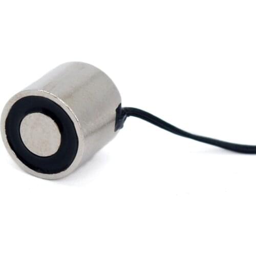 10*10mm Suction 0.3KG DC 5V/12V/24V Mini Nano solenoid electromagnet electric Lifting electro magnet strong holder cup DIY 12 v