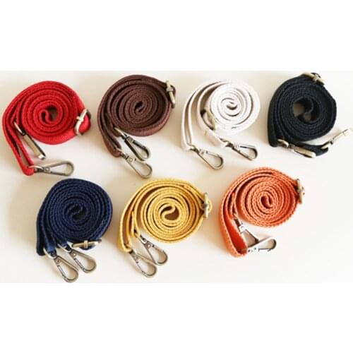 130cm Canvas Adjustable Bag Strap Fashion Replacement Candy Color Bag Shoulder Strap Belts Solid Bag Accessories Bag Handles Hot