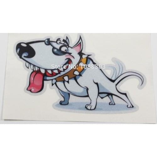 2 Sizes 3M Good Quality Car Motorcycle Sticker Decals Pet Dog Bull Terrier Stickers 3449