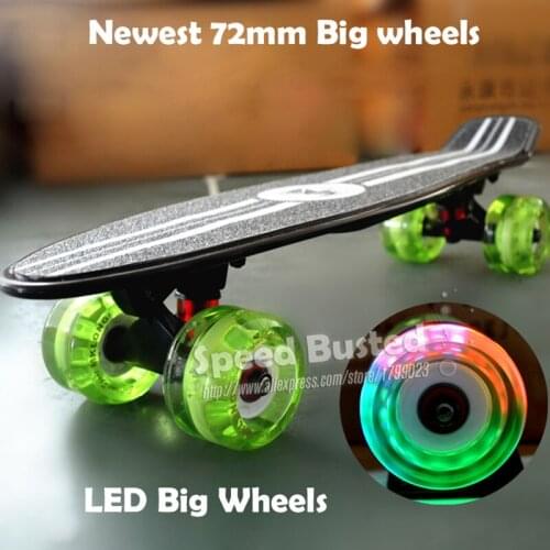 2019 board for sale original complete Skateboard griptape Retro Mini Skate long board cruiser longboard 72mm big wheels