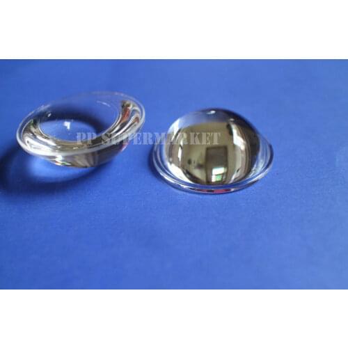 44mm LED Lens Lamp Light Reflector Collimator Wide Angle for 20W 30W 50W 100W