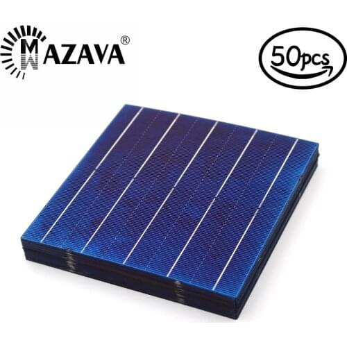 50 pcs Solar Cells 26 39 52 78 125 156 Mono Poly Solar Panels Education Study DIY Charger Polycrystalline Battery Charge