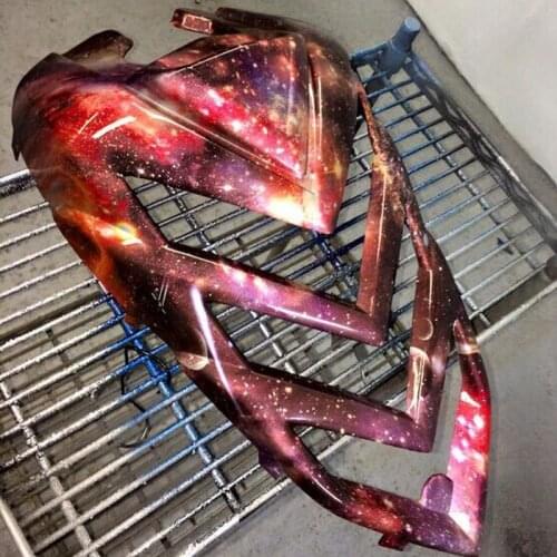 Free shipping TSAUTOP holographic water transfer printing film Size 0.5m x 2m/10m wholesale hydrographic film WDF9033