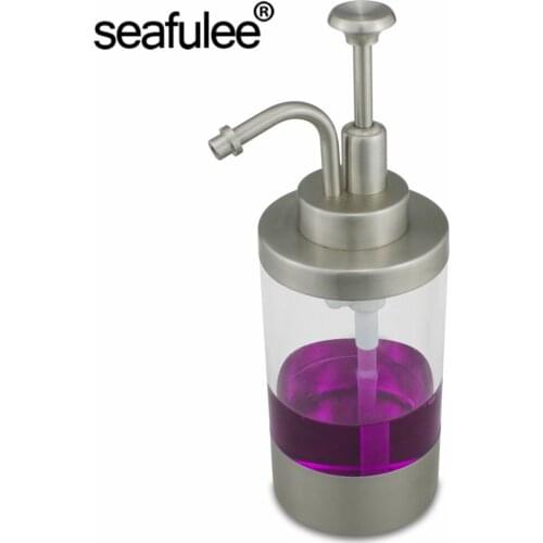 304 Stainless Steel Soap Liquid Dispenser Pump Bottle Bathroom Kitchen Countertop Refillable Accessory 250ML
