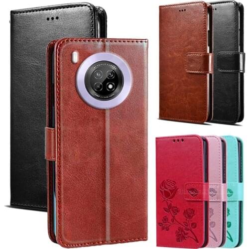 For Huawei Y9a Case PU Leather Flip Cover Wallet Coque Huawei Y9A Y 9 A чехол Phone Case Protector Capa Magnetic Funda Sprawa