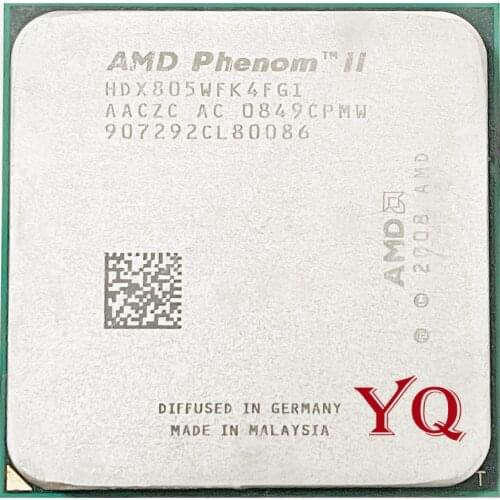 AMD Phenom II X4 805 2.5 GHz Quad-Core CPU Processor HDX805WFK4FGI Socket AM3