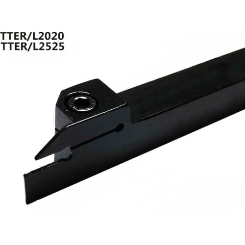 1pcs TTER2020-2T17 TTER2525-3T20 2T 3T 4T 5T slotting Cutter Tool holders CNC Lathe Parting and Face Grooving Tools Holders