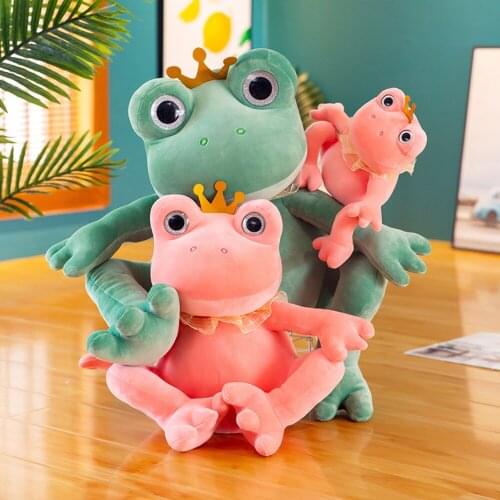25cm 50cm Cute Frog Doll Plush Doll Pillow Girl Ragdoll Super Soft Christmas Gift Free Shipping