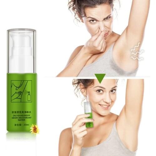 Natural Remove Armpit Foot Bad Body Odor Water Deodorizer Antiperspirants Spray Body Antiperspirant Removing Body Odor