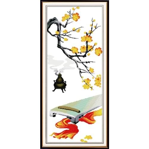 Lyre-playing(1) cross stitch kit print canvas stitching embroidery DIY handmade needlework