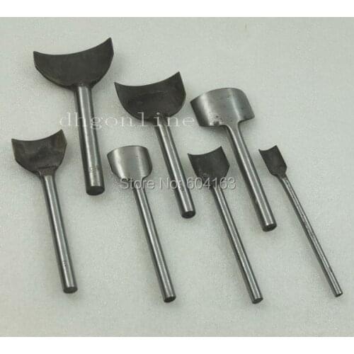 One set Leathercraft Strap English Semi Pointed Belt Point Leather End Punch Craft Tools Free ship