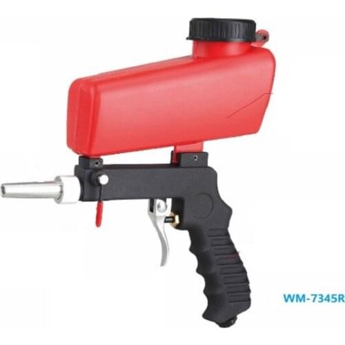 New 1pcs Pneumatic Hand Held Sandblasting gun Gravity Feed Hopper Spot Gun Rust Cleaning removal tools