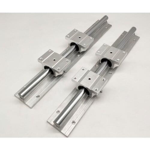 Support Linear rails Assemblies 2pcs TBR16 -1000mm with 4pcs TBR16UU Bearing blocks for CNC Router