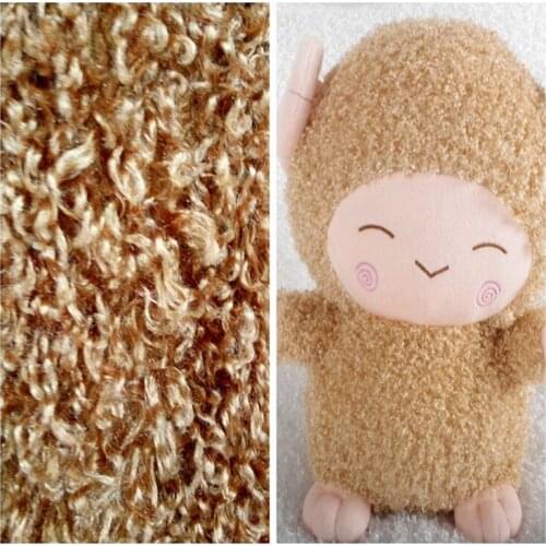 Spot supply cashmere curly cashmere velvet plush toy fabric