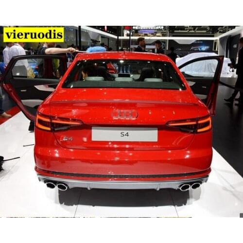 For Audi A4 A4L B9 Spoiler 2017 2018 ABS Plastic Unpainted Color Rear Spoiler Tail Trunk Boot Rear Lip Wing Car Styling