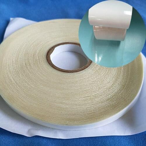 1roll 1cm*30M medical TPU double-sided adhesive tape high adhesion double-sided tape Pu transparent mucosa silk wool doubl