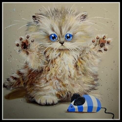 14/16/18/27/28, Needlework,DIY DMC Cross stitch,Sets For Embroidery kit cotton thread The like Cat Cross-Stitching