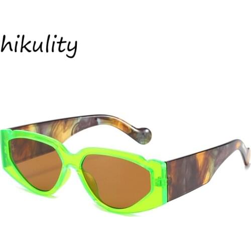 2020 New Fashion Luxury Brand Camouflage Print Sunglasses For Women Retro Small Round Sun Glasses Men Green Blue Hip Hop Shades