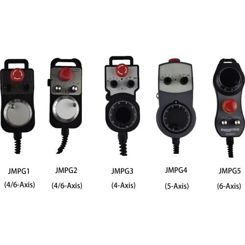The CNC 4 Axis handheld controller MPG Pendant with x1, x10, x100 selectable，Which add great control flexibility to the system