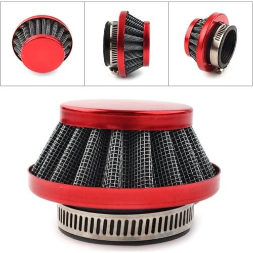 44mm Motorcycle Universal Air Filter High-Flow Air Filter Intake Cleaner for 47cc 49cc 2 Stroke Mini Dirt Pocket Bike ATV Quad
