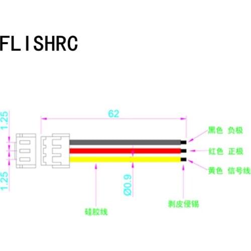 3PCS OMPHOBBY M2 Satellite Receiver adapter SPektrum fit EXP V2 OSHM2074/76