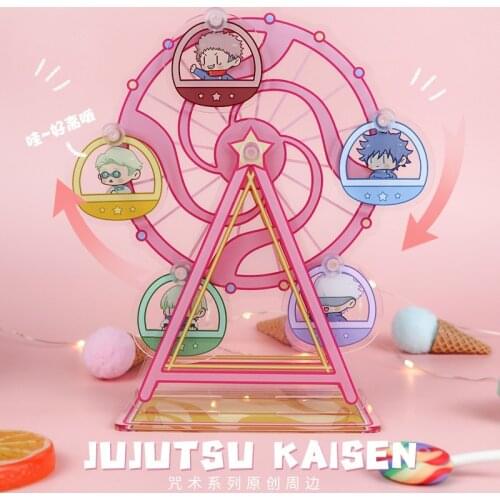Anime Jujutsu Kaisen Itadori Yuji Acrylic Cartoon Stand Figure Model Plate Cosplay Display Double-Sided Desk Decor Xmas Gifts