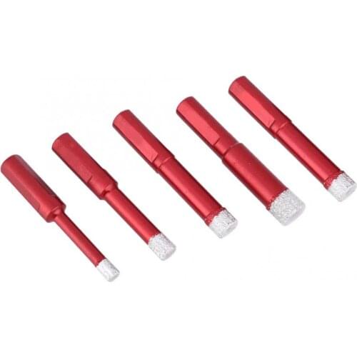 1Pcs 6/8/10/12/14mm Diamond Drill Bit Woodworking Brazed Dry Punching Tool Hole Saw Cutter For Ceramic Tile Marble Granite Glass