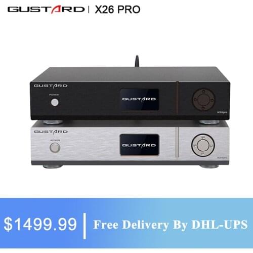 Gustard DAC-X26 PRO DAC ESS9038 PRO*2 Bluetooth 5.0 K2 Clock Synthesizer X26PRO DSD512 PCM768KHz Decoder
