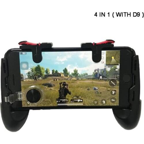For Phone L1R1 Grip with Joystick / Trigger L1r1 Fire Buttons For iPhone 8 Android IOS Mobile Gamepad For Pubg Controller Holder