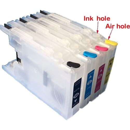 Einkshop Refillable Ink Cartridge LC39 LC985 LC60 LC975 for Brothe MFC J415W J615 J615W J220 DCPJ315 MFC-J220 DCP-J125