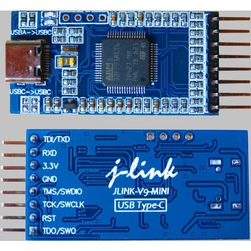 JLINK V9 Mini Emulator J-link Auto Upgrade Firmware Type C Debugger Type-C Mini V9